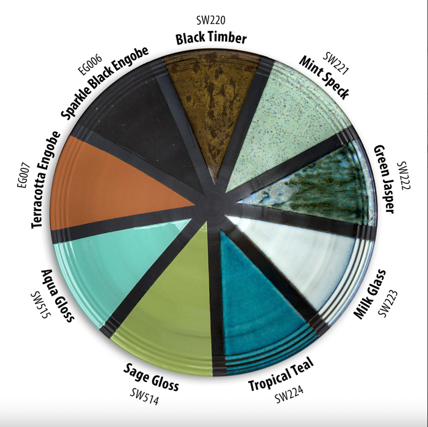 SW-224 Tropical Teal Stoneware Pint