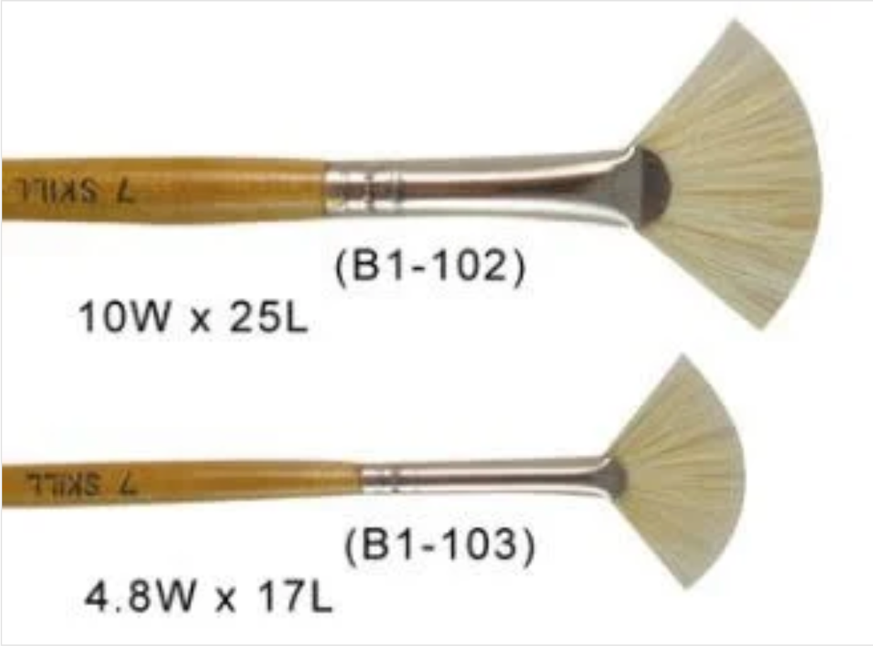 Fan Bristle Brush (TW B1-102)