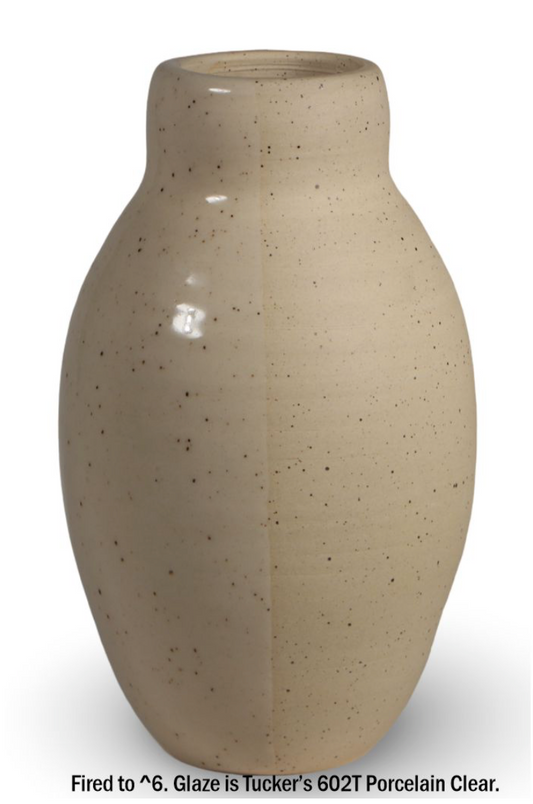 Mid Smooth Stone Speck Clay Cone 6 Stoneware