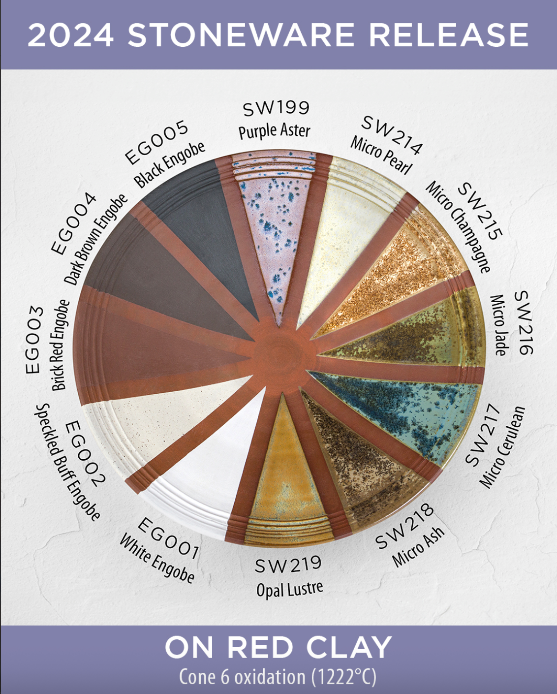 SW-199 Purple Aster Stoneware Pint