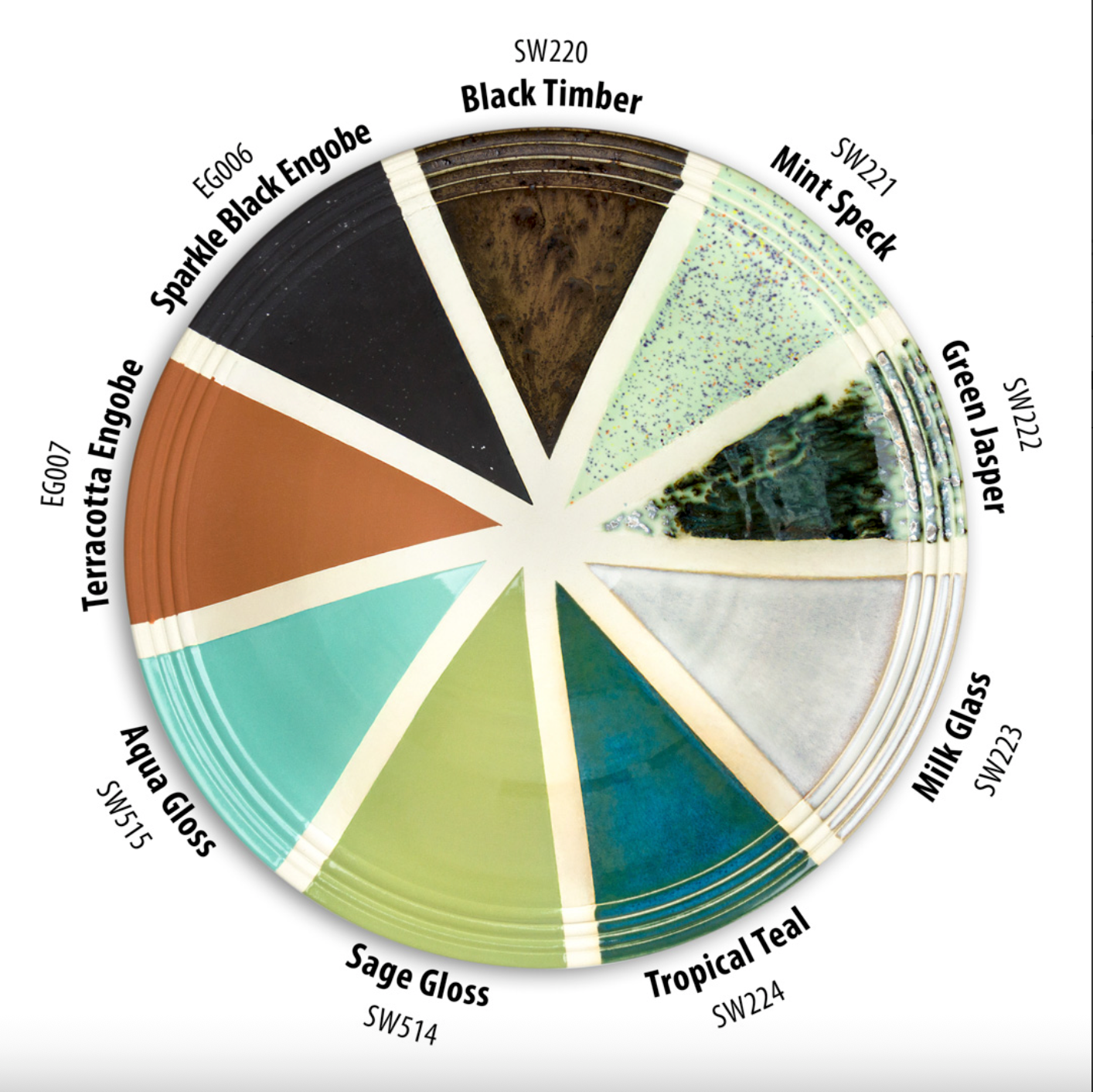 SW-224 Tropical Teal Stoneware Pint