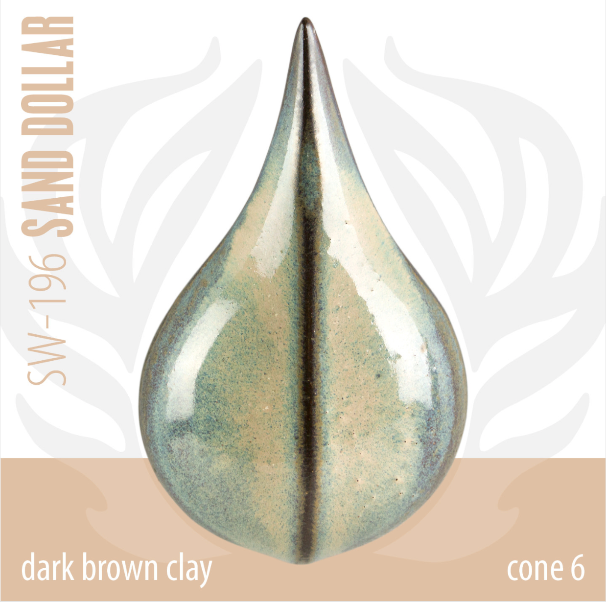 SW-196 Sand Dollar Stoneware Pint