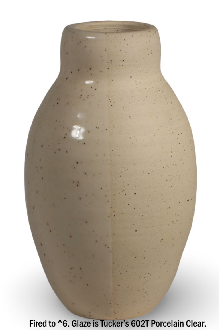 Mid Smooth Stone Speck Clay Cone 6 Stoneware